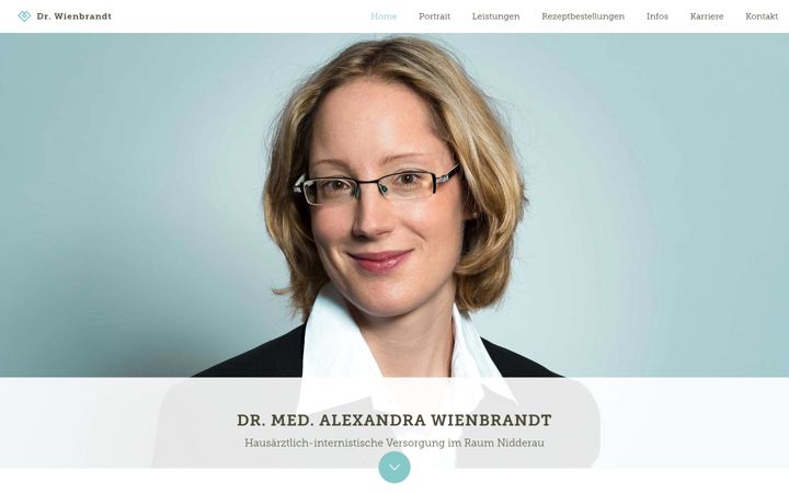 Screenshot of drwienbrandt.de