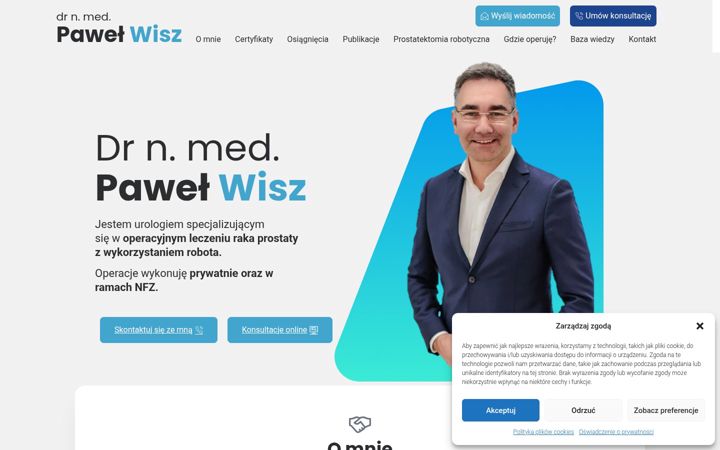 Captura de pantalla de drwisz.pl