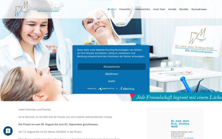 Screenshot of drwoelfl.de