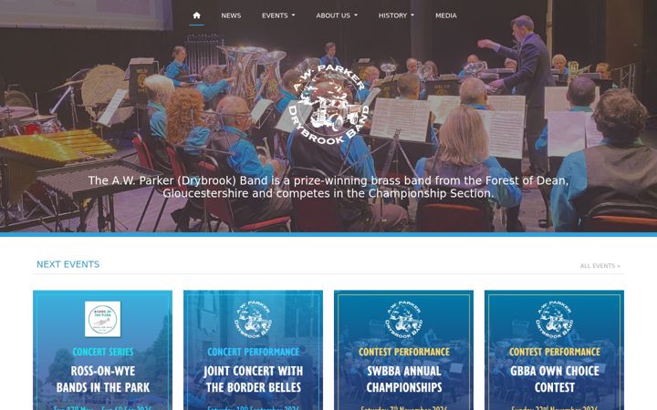 Screenshot ta' drybrookband.co.uk