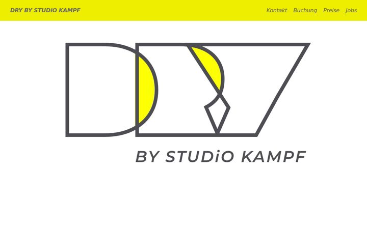 Screenshot von drybystudiokampf.de