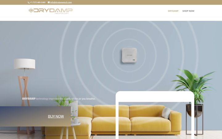 Screenshot of drydamptech.com