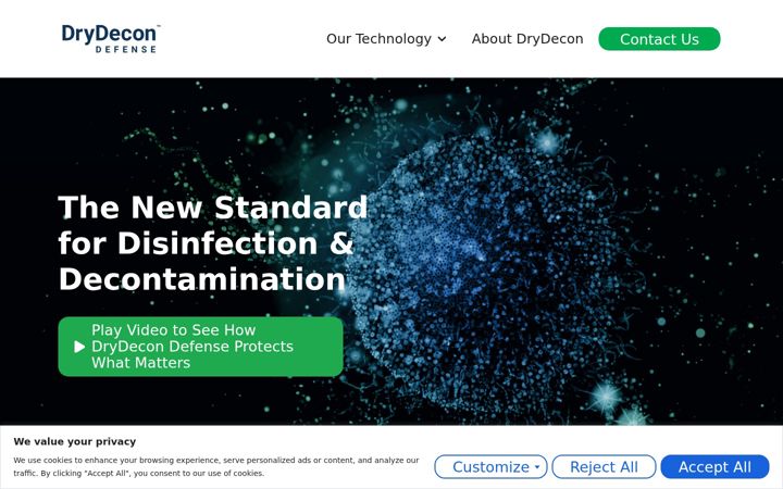 Screenshot of drydecondefense.com