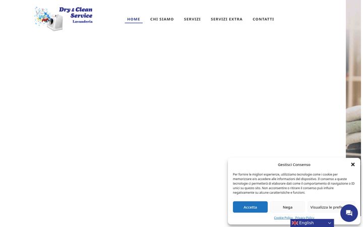 Screenshot di dryecleanservice.it