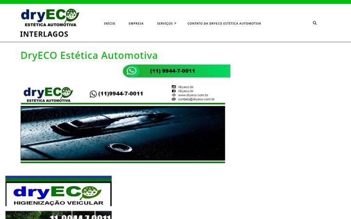 Screenshot of dryeco.com.br