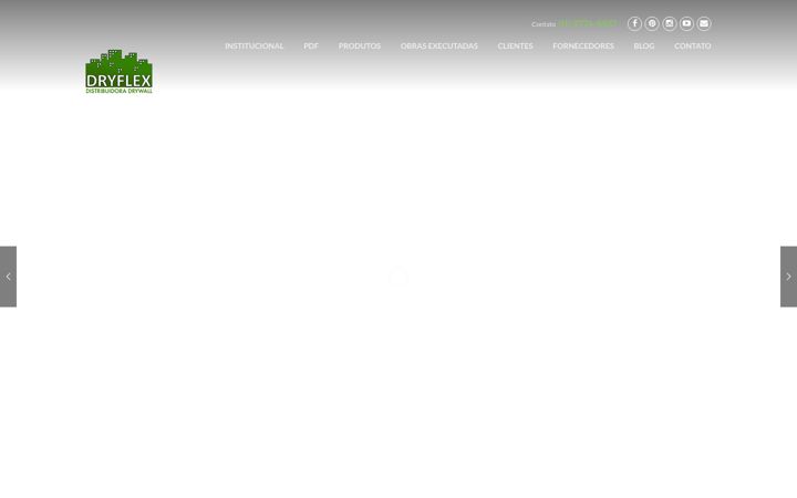 Screenshot of dryflex.com.br