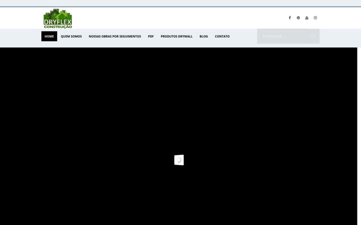 Screenshot of dryflexconstrucao.com.br