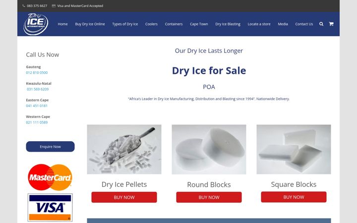 Képernyőkép: dryiceeshop.co.za