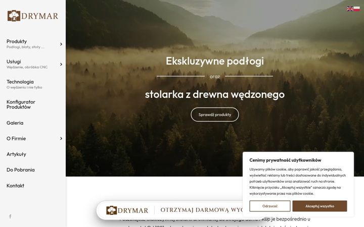Captura de pantalla de drymar.pl