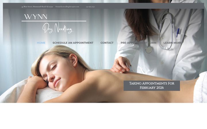 Screenshot of dryneedlingtherapist.com