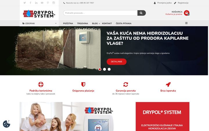 Screenshot of drypol.hr
