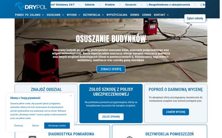 Captura de pantalla de drypol.pl