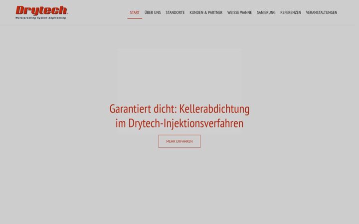 Screenshot of drytech-germany.de