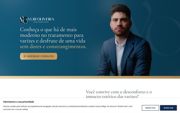 Screenshot of dryurioliveira.com.br