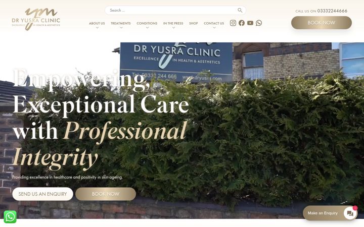 Screenshot van dryusra.com