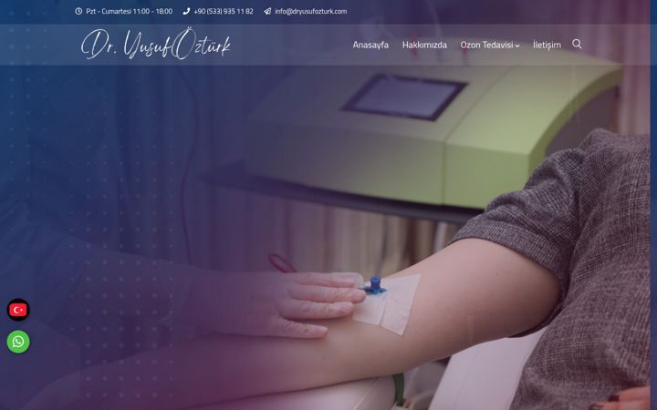 Screenshot of dryusufozturk.com