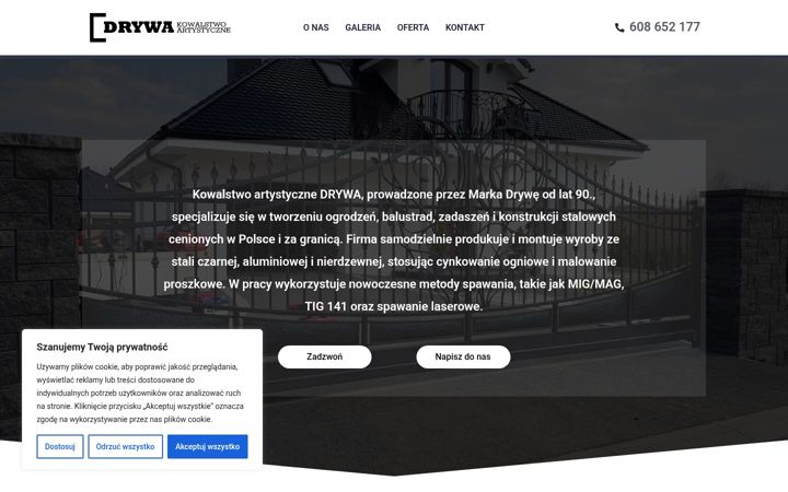Captură de ecran a drywa.org