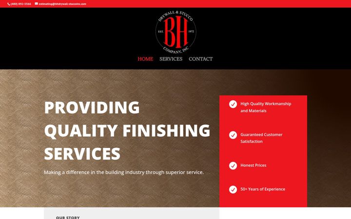 Screenshot of drywallstuccoaz.com