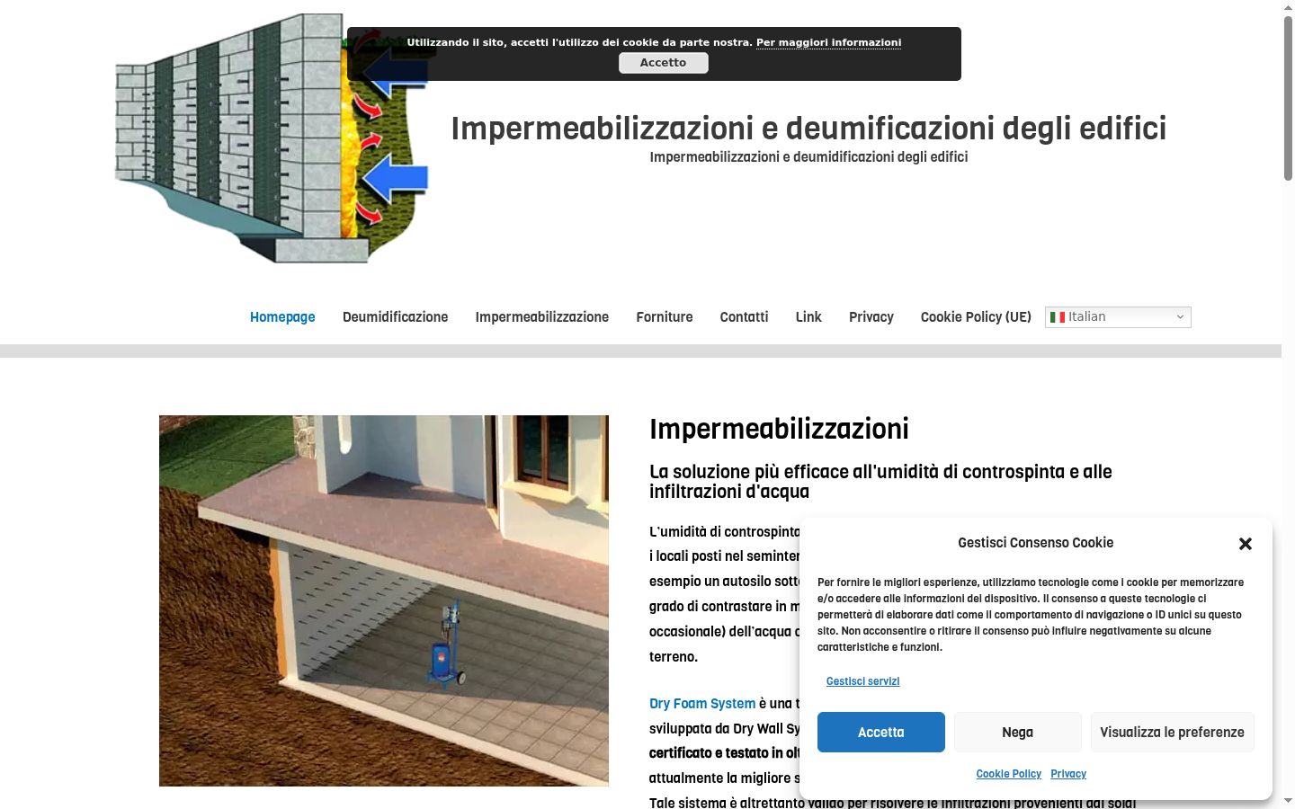 Képernyőkép a bármilyen interakció előtt megjelenő hozzájárulási bannerről