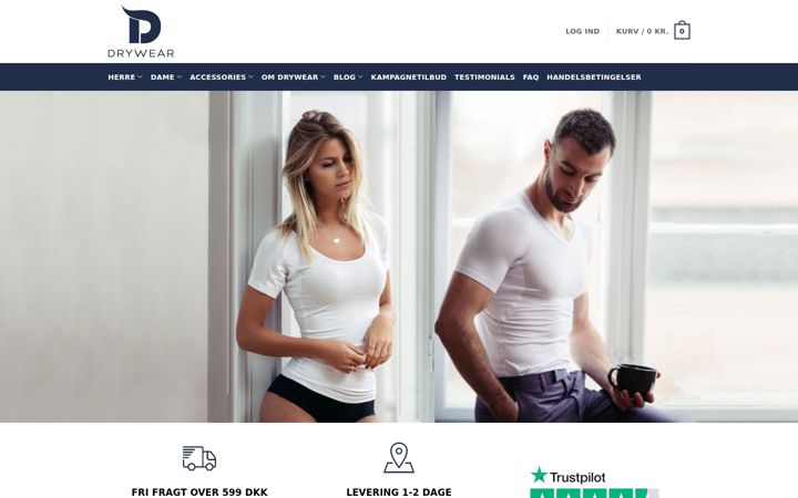 Zrzut ekranu drywear.dk
