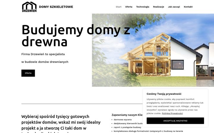 Captura de pantalla de drzewien.pl