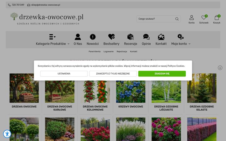 Screenshot von drzewka-owocowe.pl