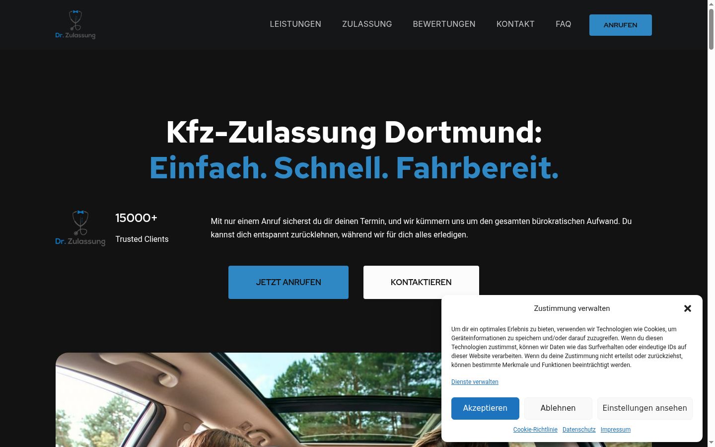 Screenshot tal-banner tal-kunsens muri qabel kwalunkwe interazzjoni