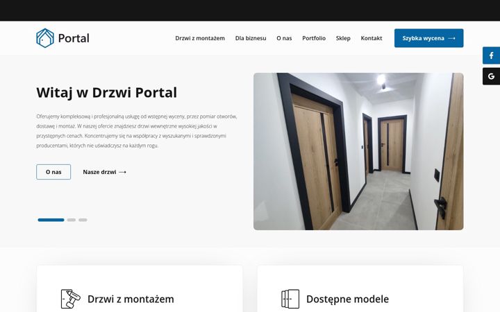 Captura de ecrã de drzwi-portal.pl