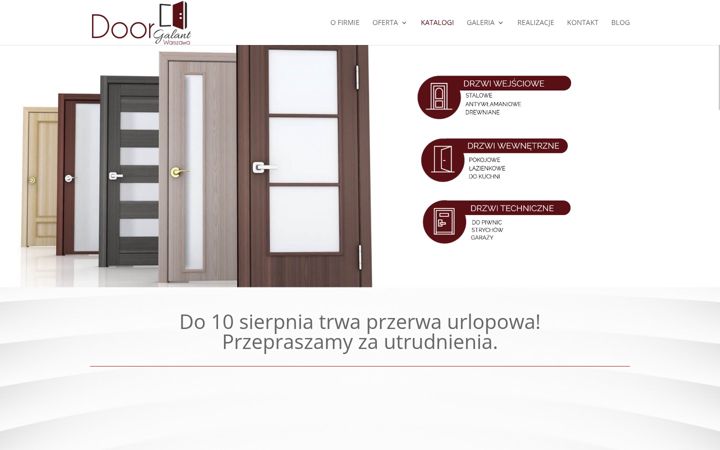 Captura de ecrã de drzwidostarychfutryn.pl