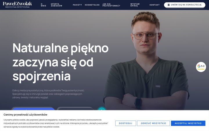 Captura de ecrã de drzwolak.pl