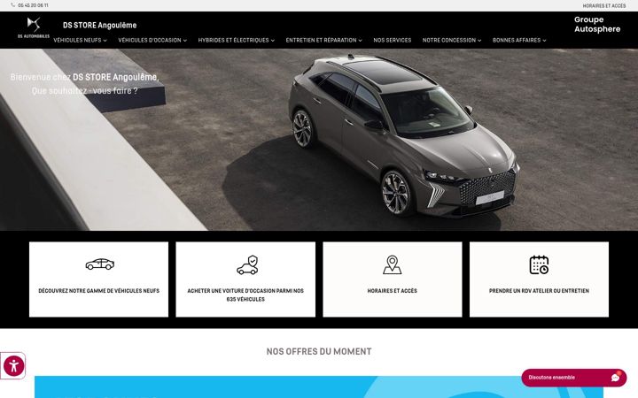 Screenshot van ds-angouleme.fr