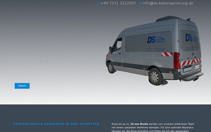 Screenshot of ds-betonsanierung.de