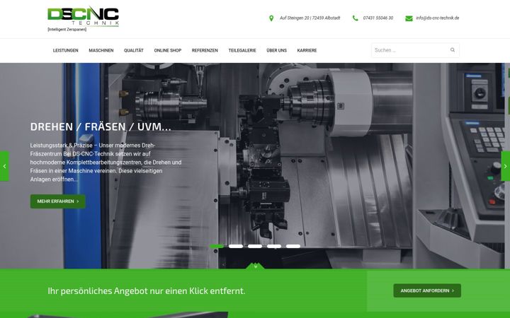 Snimka zaslona za ds-cnc-technik.de
