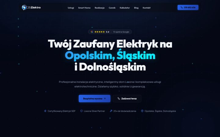 Captura de ecrã de ds-elektro.pl