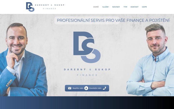 Snímek obrazovky ds-finance.cz