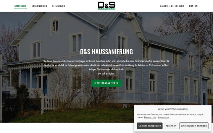 Screenshot of ds-haussanierung-maler-dachdecker.de