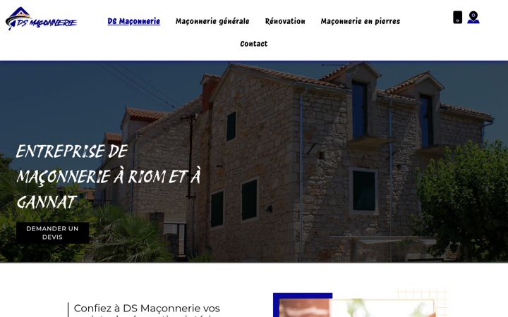 Screenshot of ds-maconnerie.fr