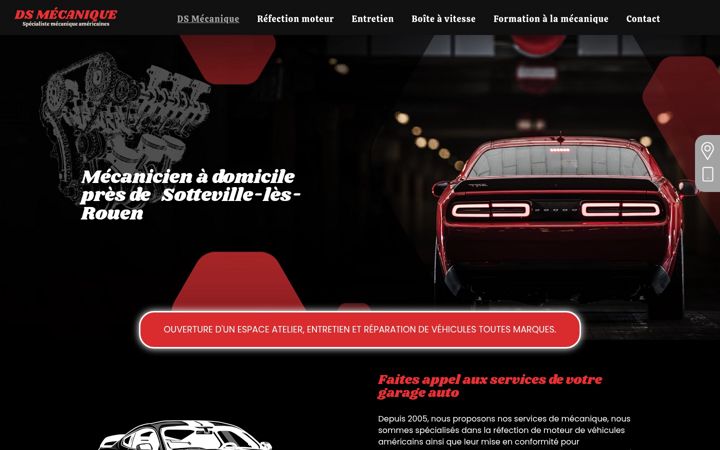 Screenshot of ds-mecanique.fr