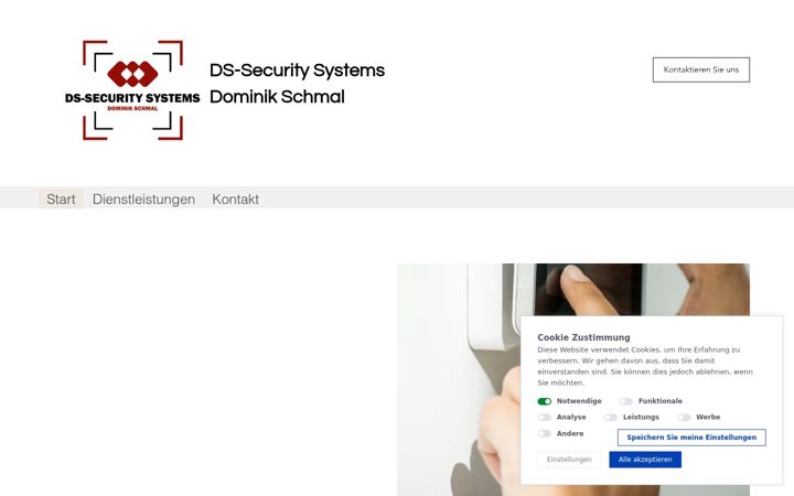 Screenshot of ds-securitysystems.de