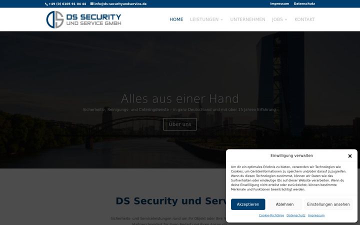Screenshot of ds-securityundservice.de