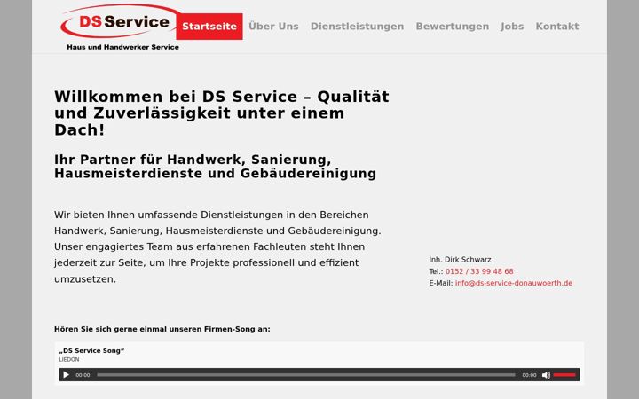 Screenshot of ds-service-donauwoerth.de