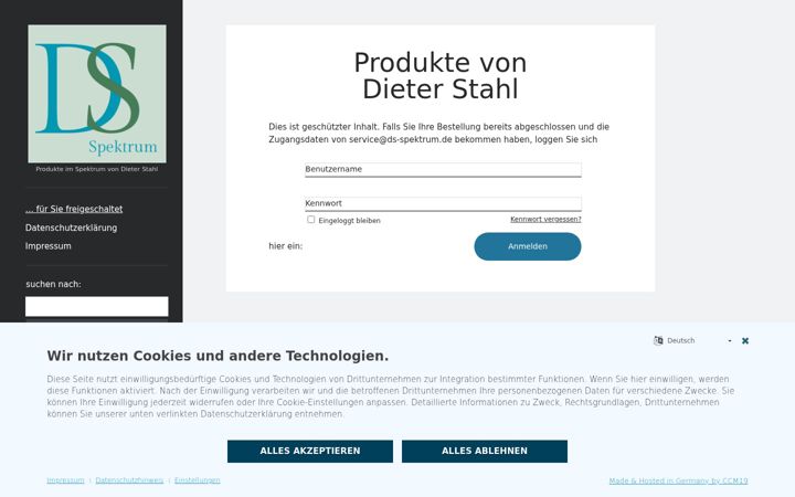 Snimka zaslona za ds-spektrum.de