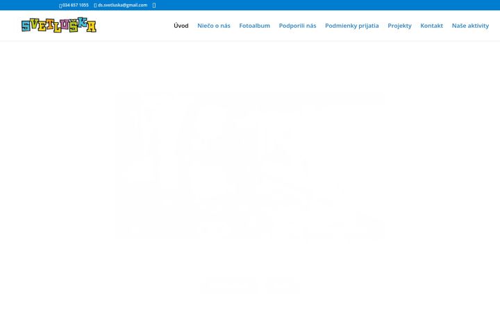 Screenshot of ds-svetluska.sk