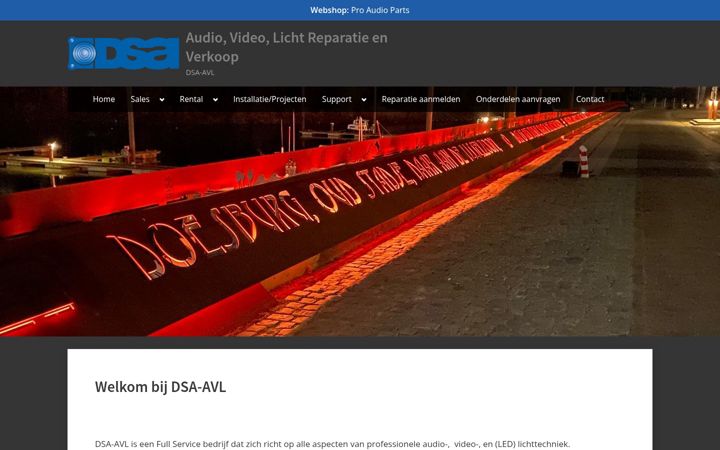 Screenshot of dsa-avl.com