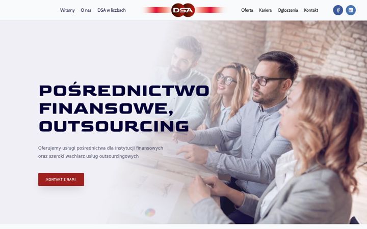 Captura de ecrã de dsa.waw.pl