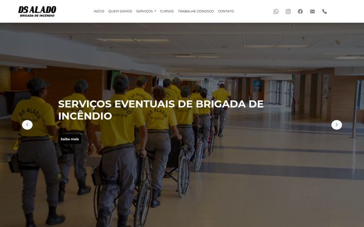 Screenshot of dsalado.com.br