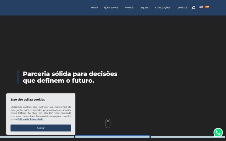 Screenshot of dsalaw.com.br