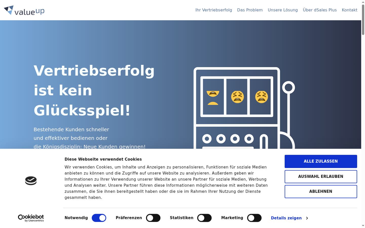 Sutikimo reklamjuostės, rodytos prieš bet kokią sąveiką, ekrano kopija