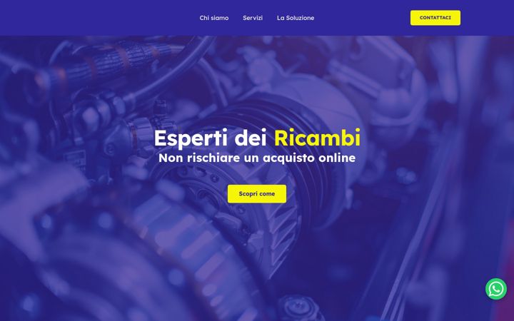 Screenshot of dsautoricambi.com