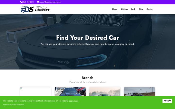 Screenshot of dsautosourcellc.com